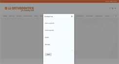 Desktop Screenshot of jjortho.com
